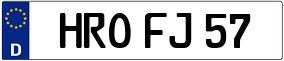 Truck License Plate